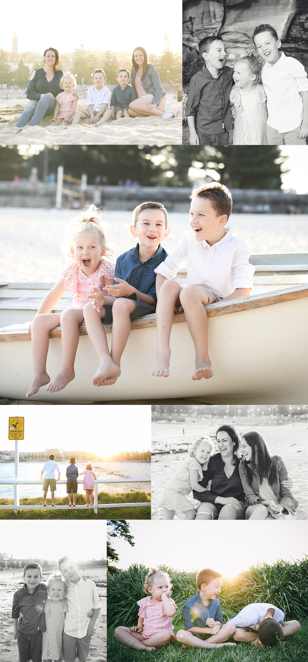 Family Portraits Sydney Coogee Beach session
