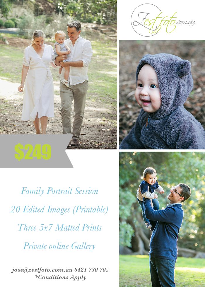 Family Portrait Photography Promotion